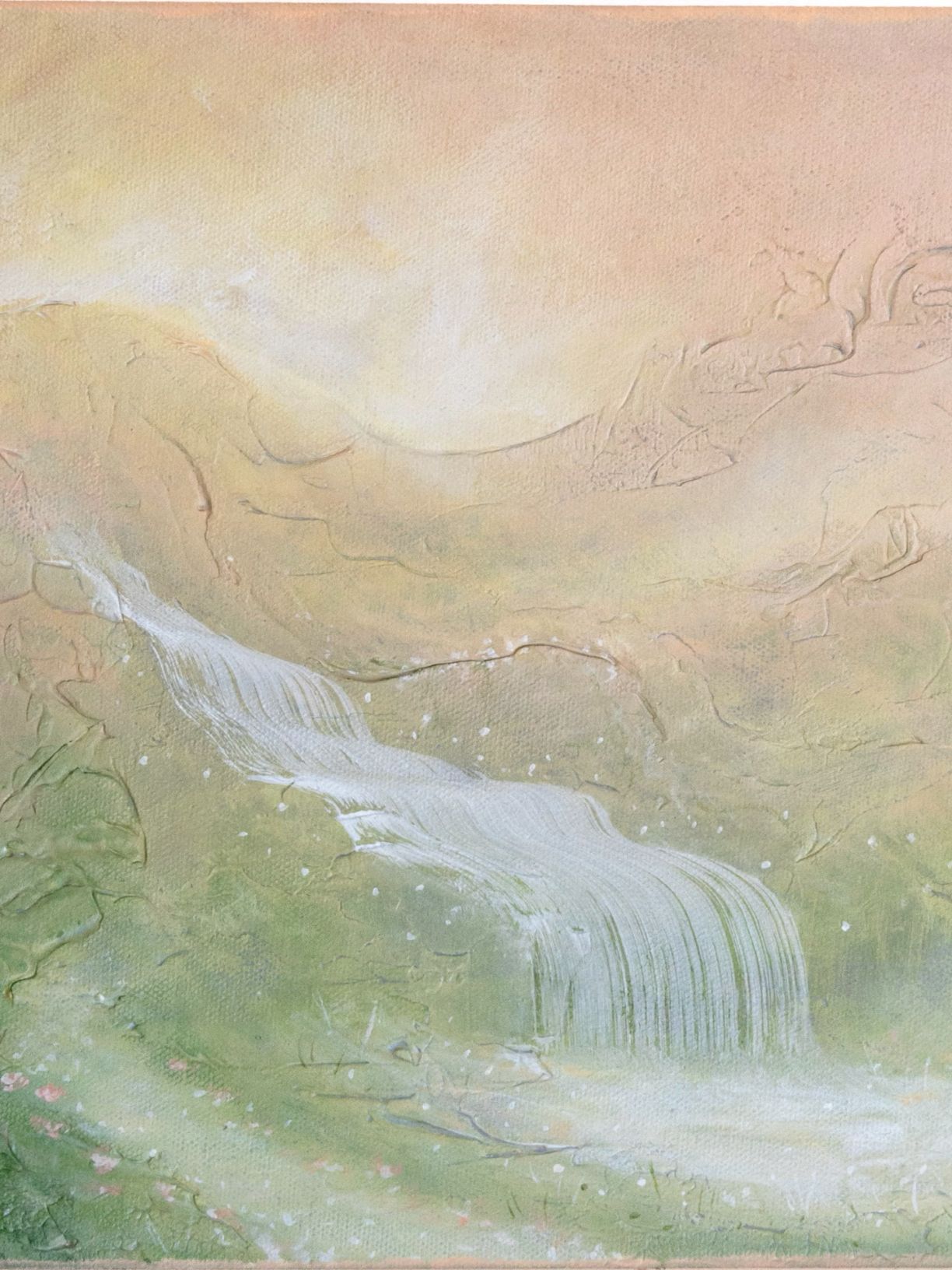 Ethereal Waterfall Art