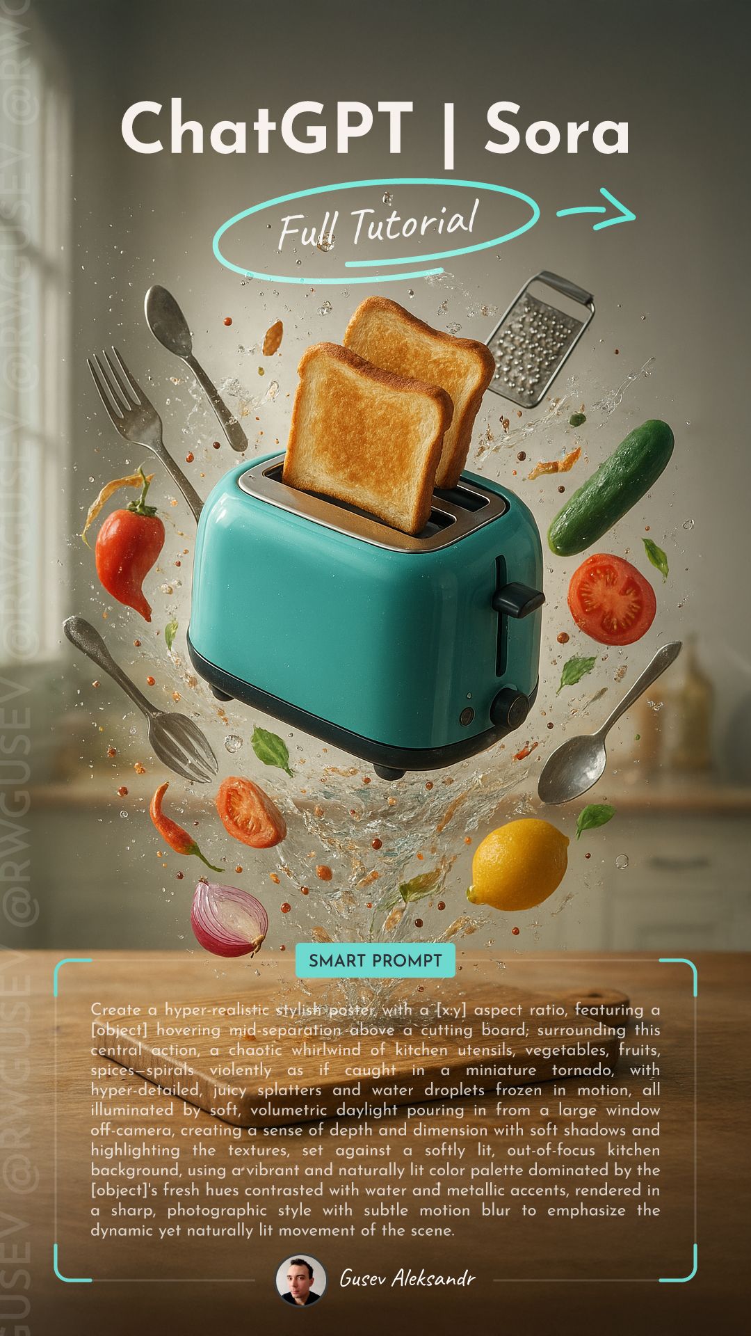 ChatGPT & Sora | Swirling Kitchen Whirlwind