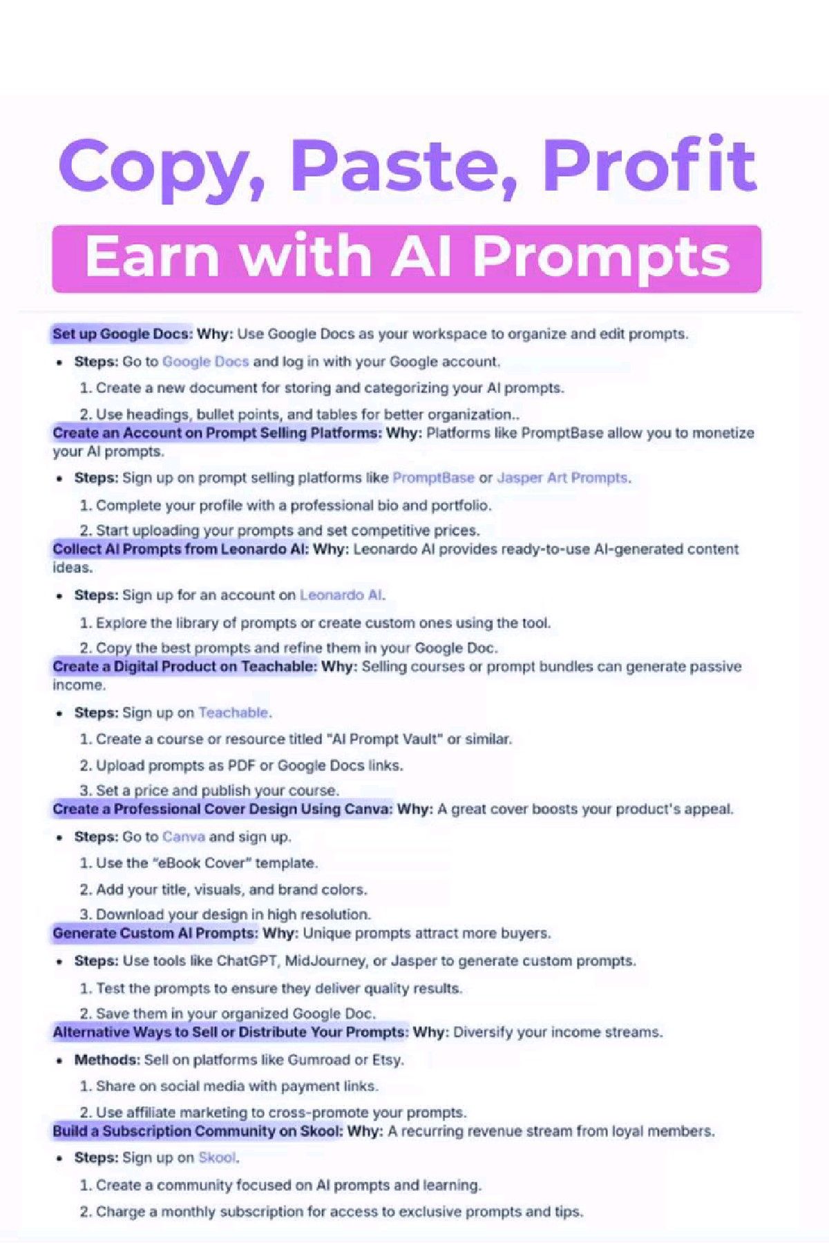 Earn with AI prompts😍