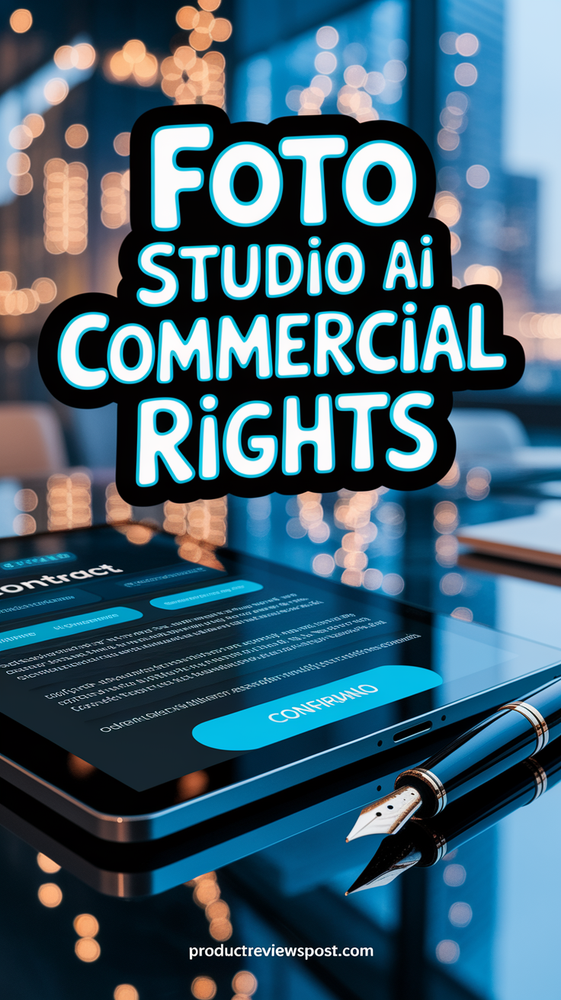 Foto Studio AI Review Gives You Commercial Rights Access