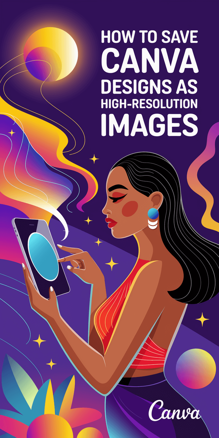 How to Save Canva Designs as High-Resolution Images