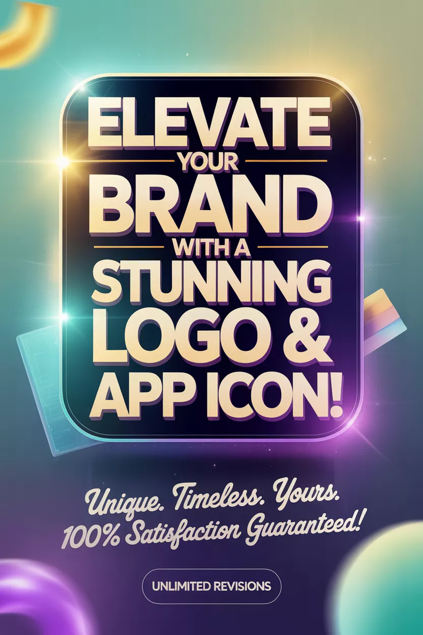 Professional App Icon & Logo Pack | Source Files & Unlimited Tweaks 🔥