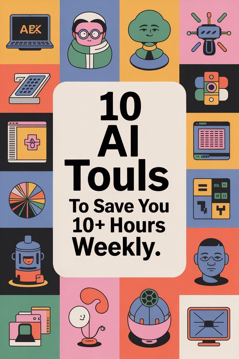 10 AI Tools to Save You 10+ Hours Weekly