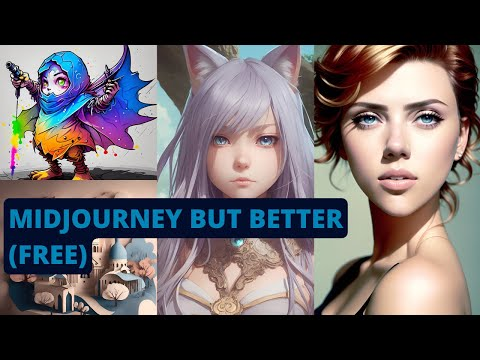 New Midjourney Alternative but UNLIMITED and FREE! (Tutorial)