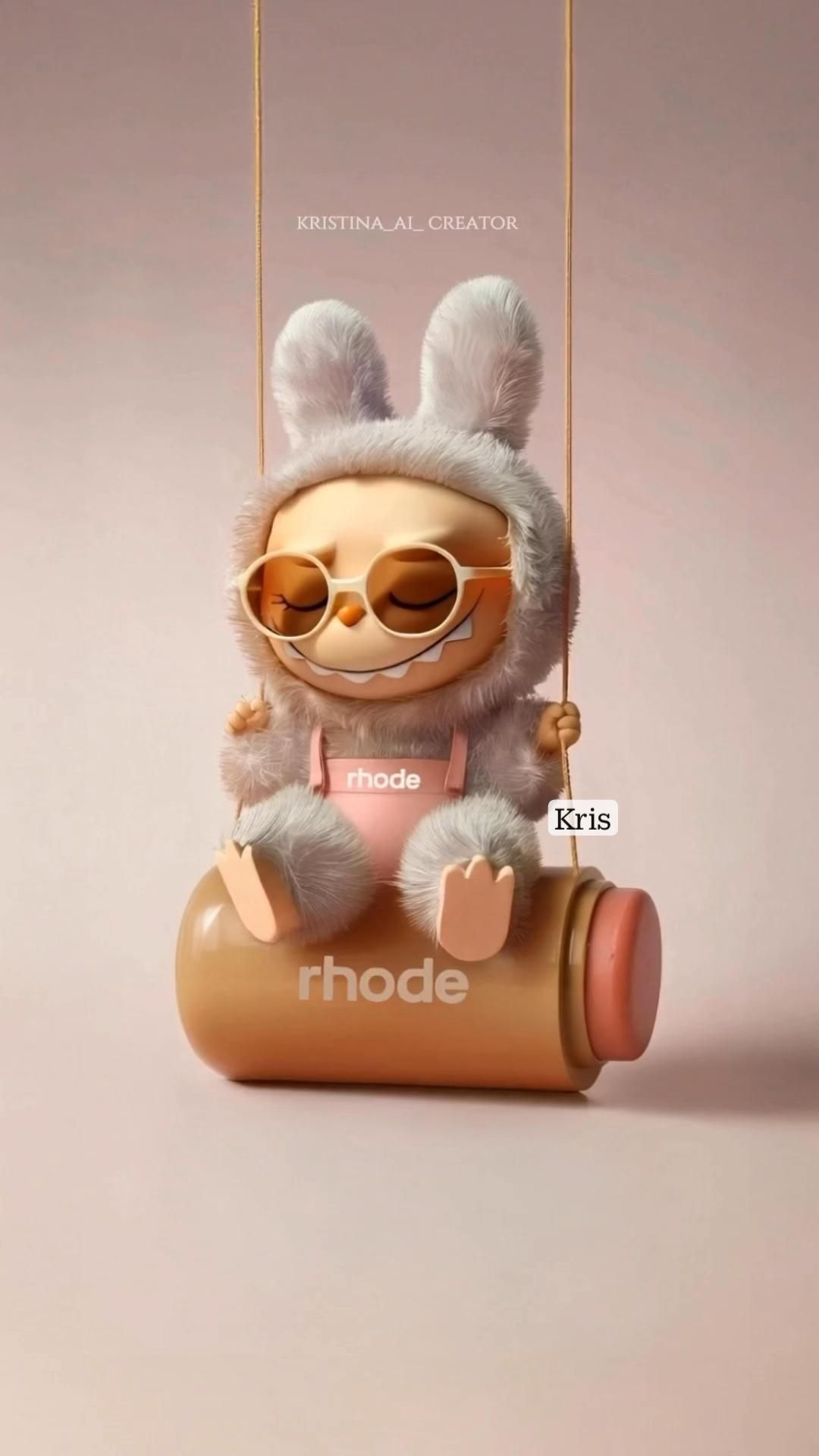 Labubu x Rhode AI Beauty Campaign: Dreamy Blush Magic 🎨