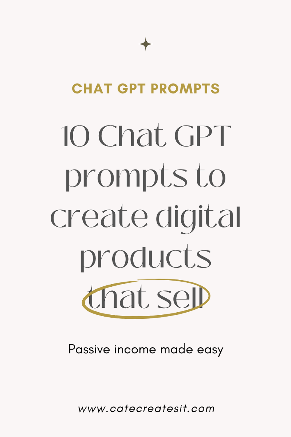 10 Chat GPT Prompts for Digital Products