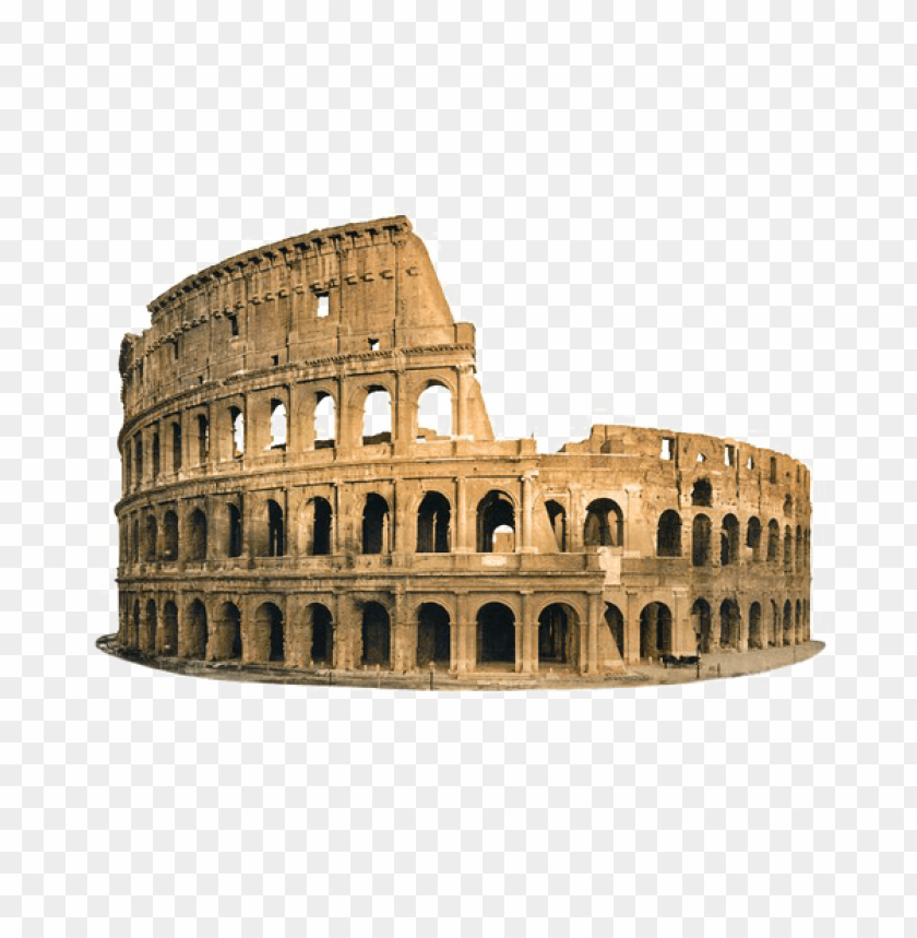 Colored Colosseum PNG Image from TopPNG