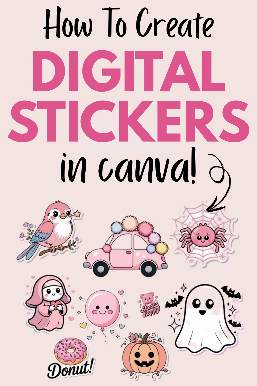 Step-By-Step Tutorial on Designing Stickers with Canva