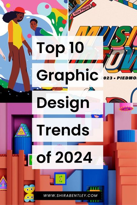 Top 10 Graphic Design Trends for 2024: Inspiration for Creatives & Brands — Shira Bentley