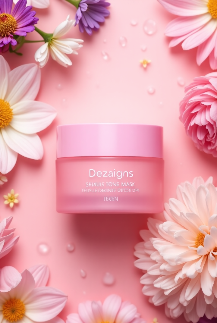 AI mock up product photo for your skincare brand