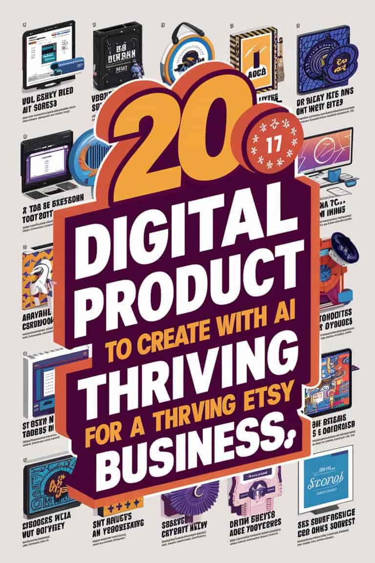 ✨ 20 AI-Powered Digital Product Ideas for a Thriving Etsy Business! 🚀
