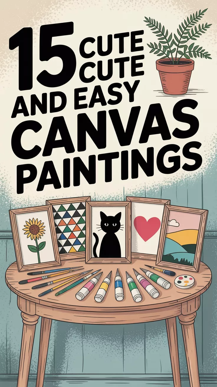 15 Canvas Painting Ideas for Creative Flow and Fun