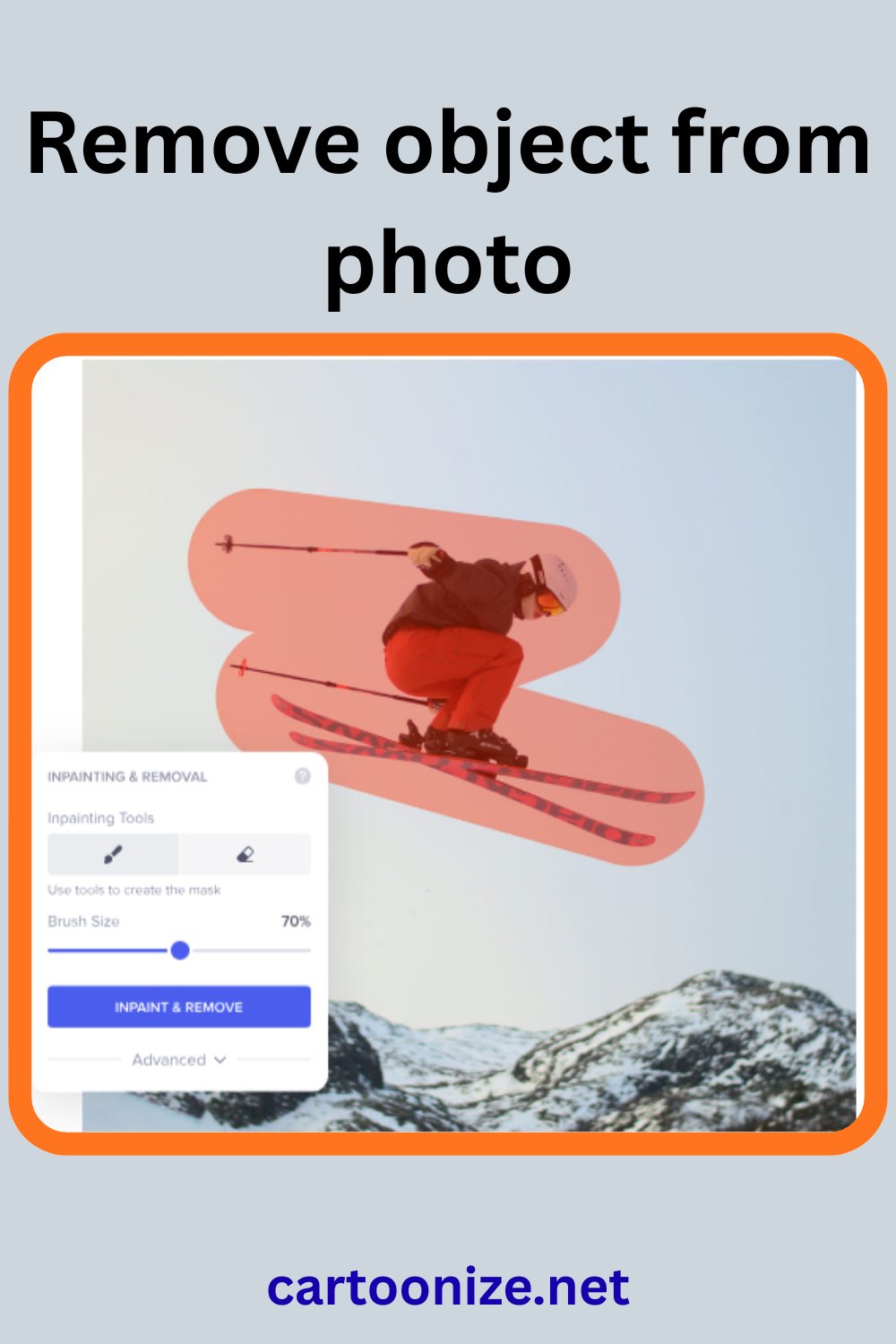 Remove object from photo