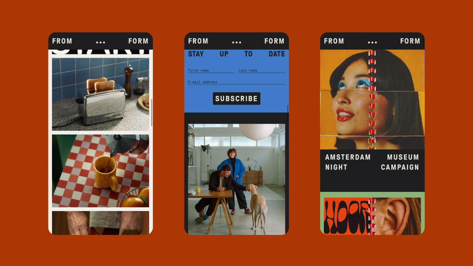 Dutch design agency From Form’s new identity is a cinephile’s dream