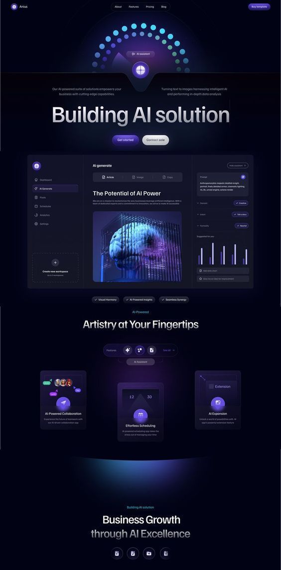 Framer Template for AI, SaaS, Crypto & Web3: Your Ultimate Design Inspiration Website Landing Page