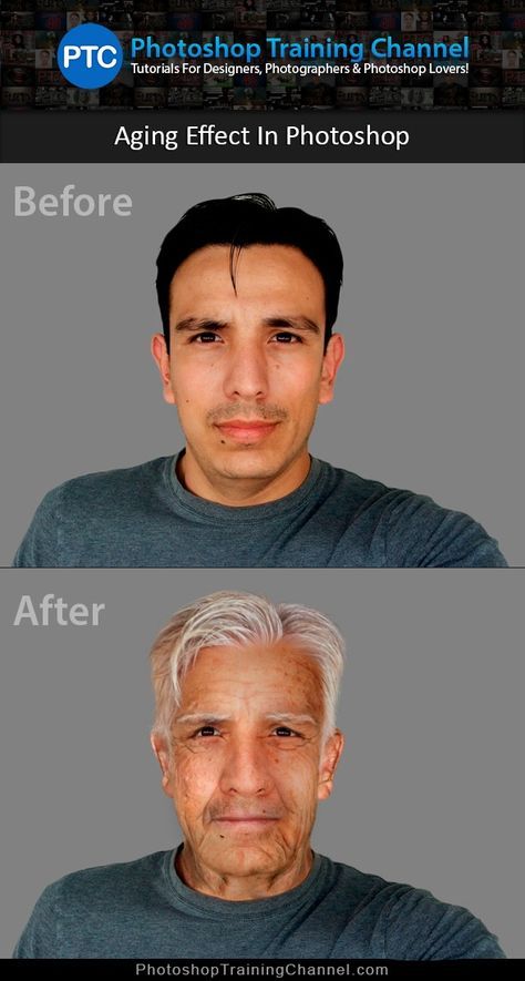 How To Make Someone Older In Photoshop – Young To Old Tutorial