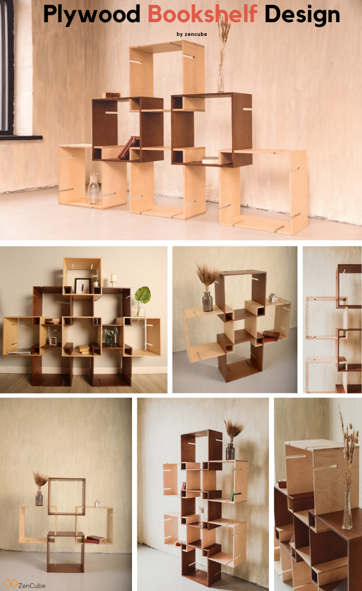 Plywood Bookshelf Design
