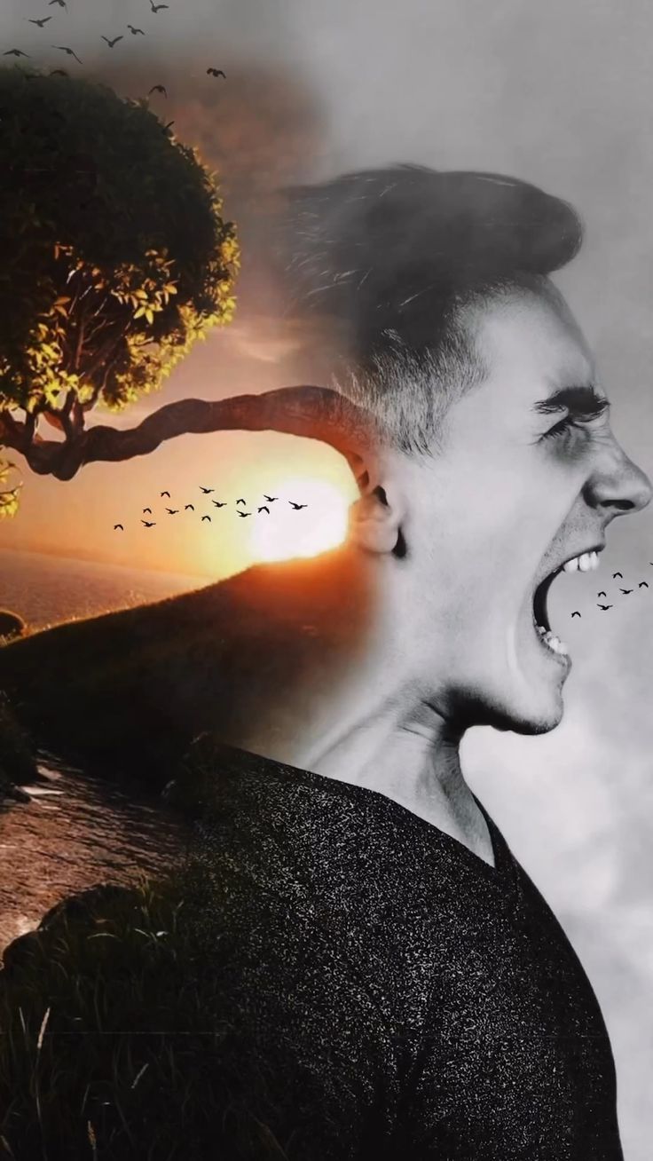 Surreal portrait edit