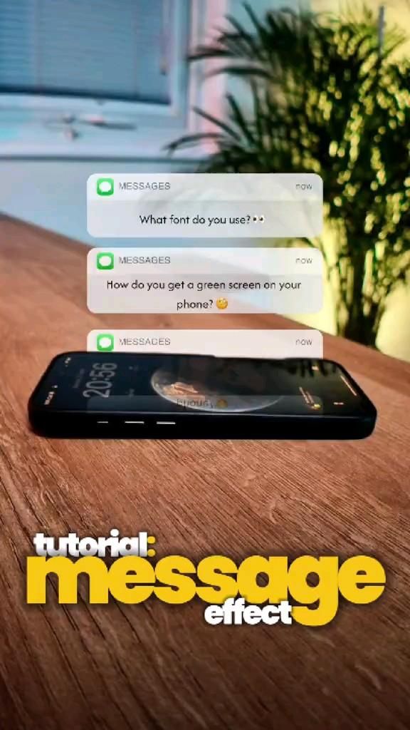 Slide-Up Message Effect 📱💬 (Made with CapCut!)