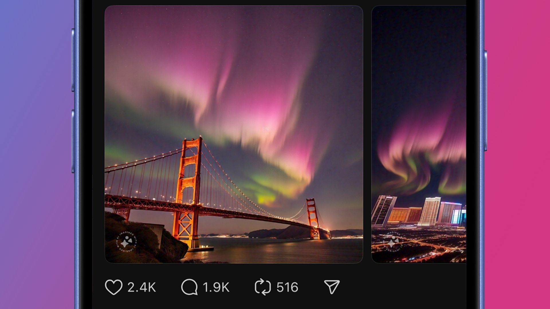 Meta gets roasted on Threads for suggesting you should fake Northern Lights photos