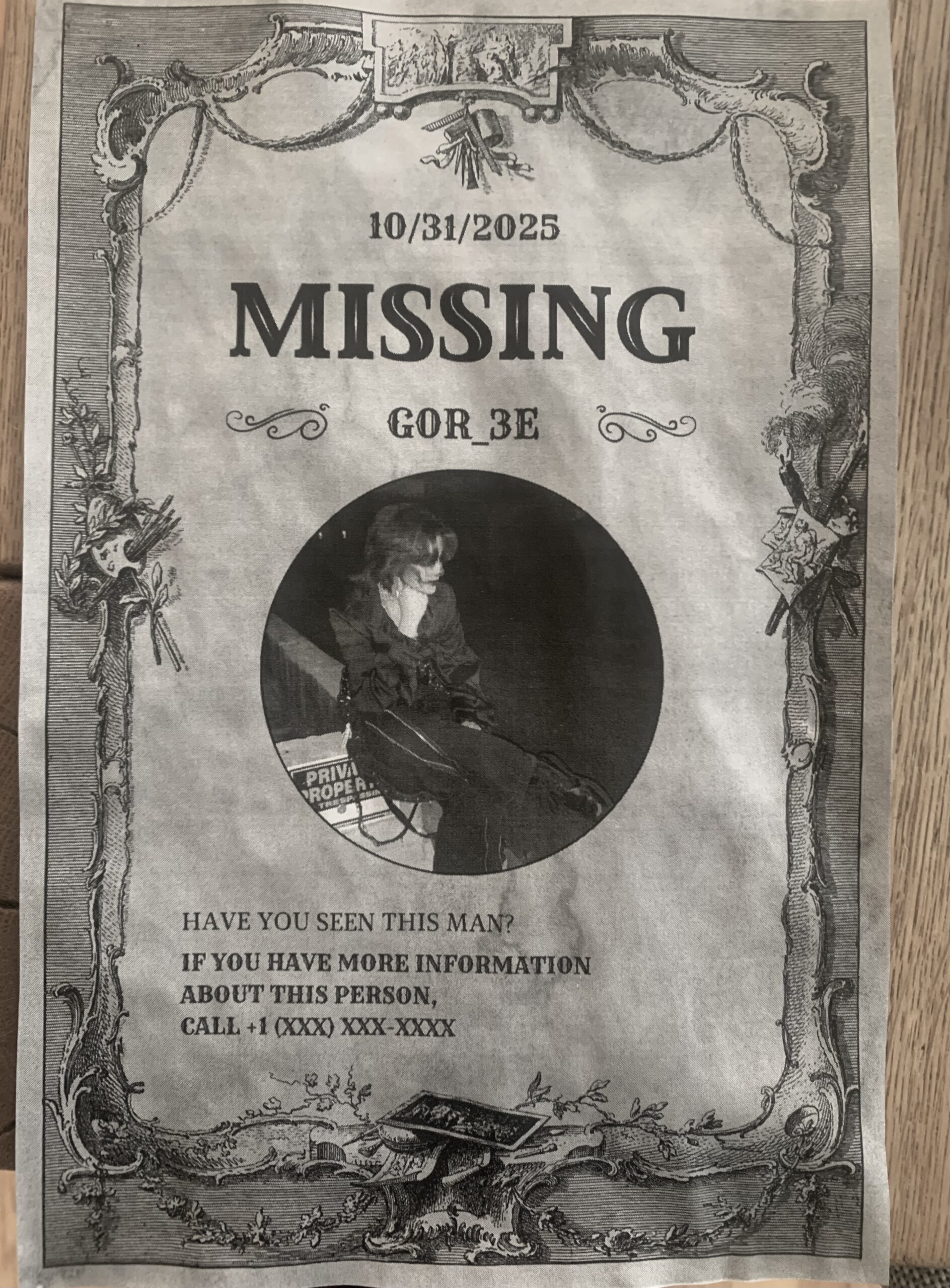 missing poster halloween ideas 🤨🤨