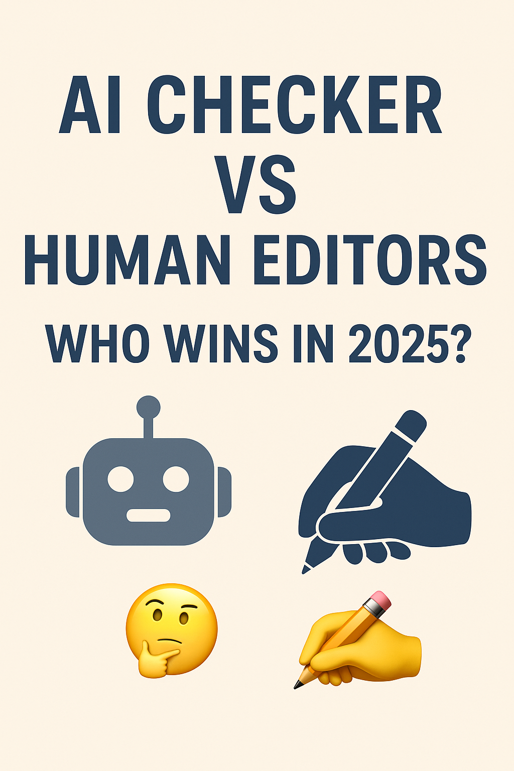 AI Checker vs Human Editors: Which One Wins in 2025?