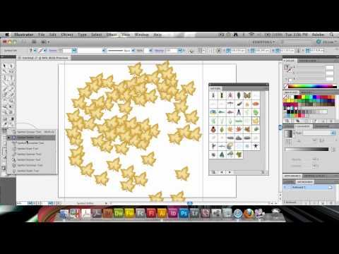 Illustrator: Using the Symbol Sprayer Tool
