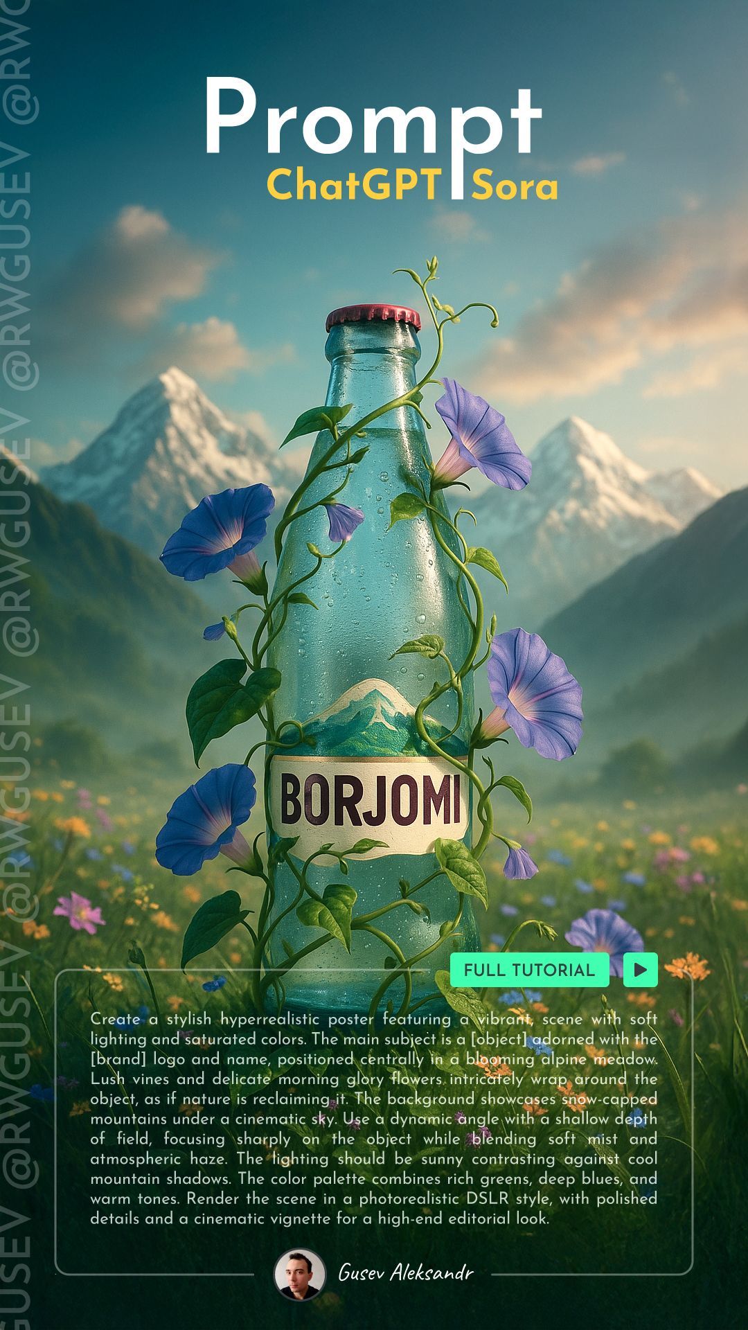 Enchanting Brand Fusion with Nature | ChatGPT & Sora