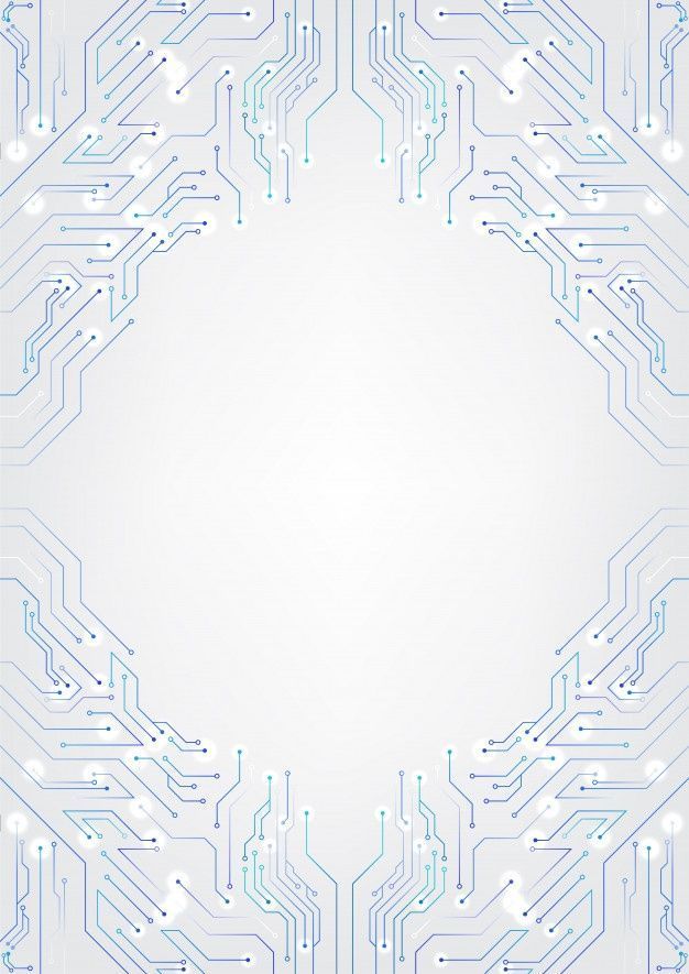 Premium Vector | White technology background circuit diagrams