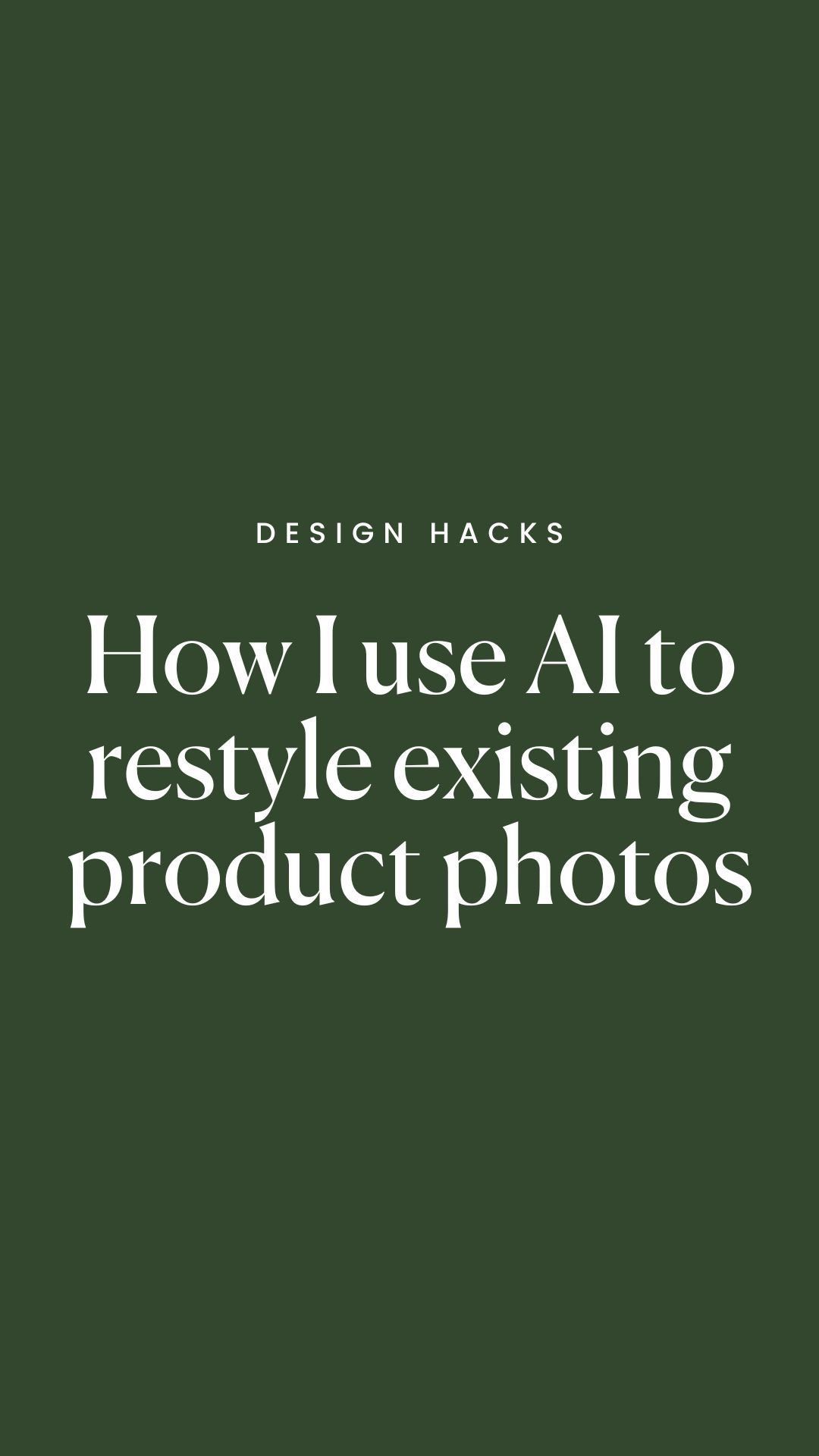 Here’s how I restyled one of my product photos for upcoming seasonal promotions using Adobe’s Gemini