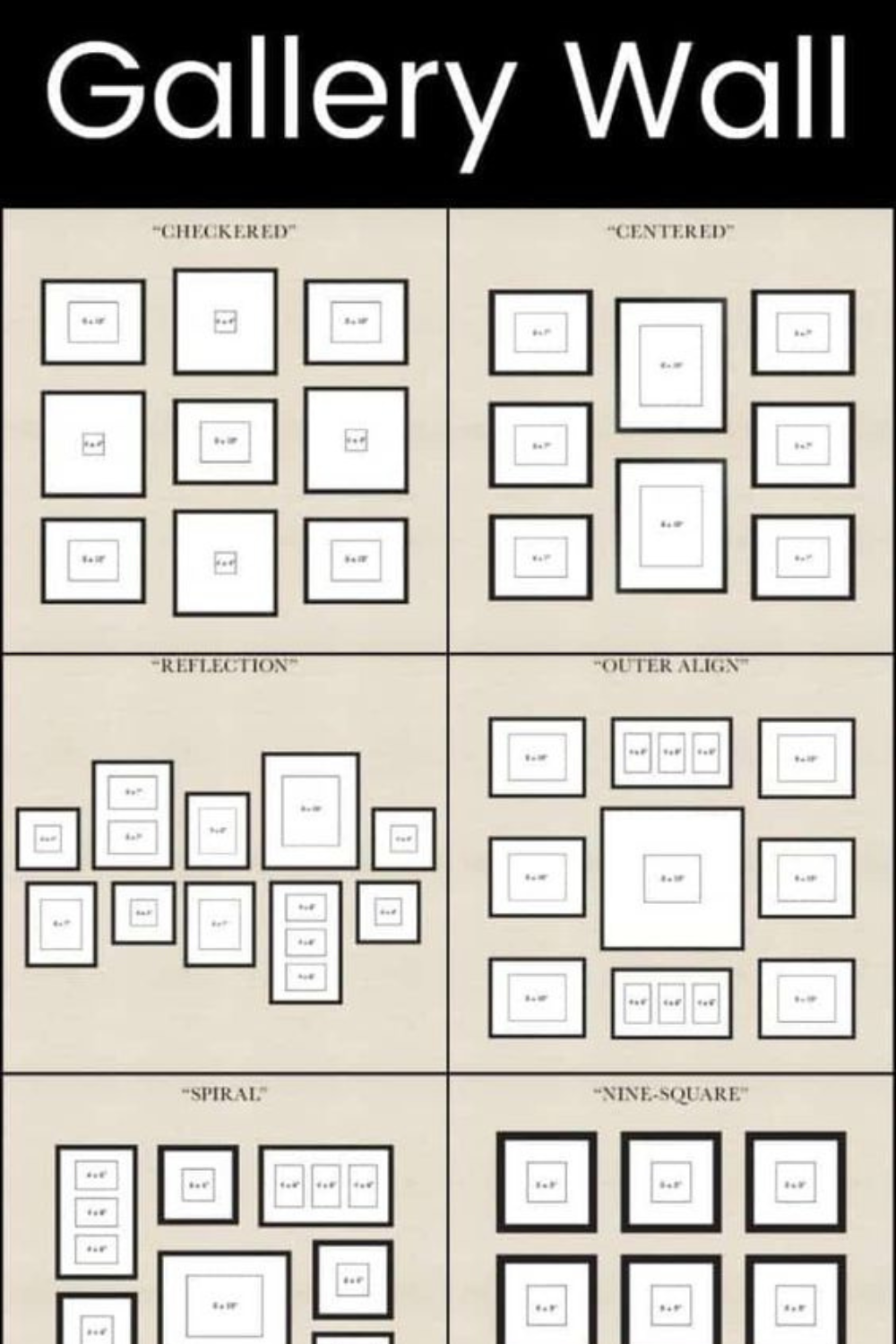 Gallery Wall: Creating a gallery wall is an excellent way to