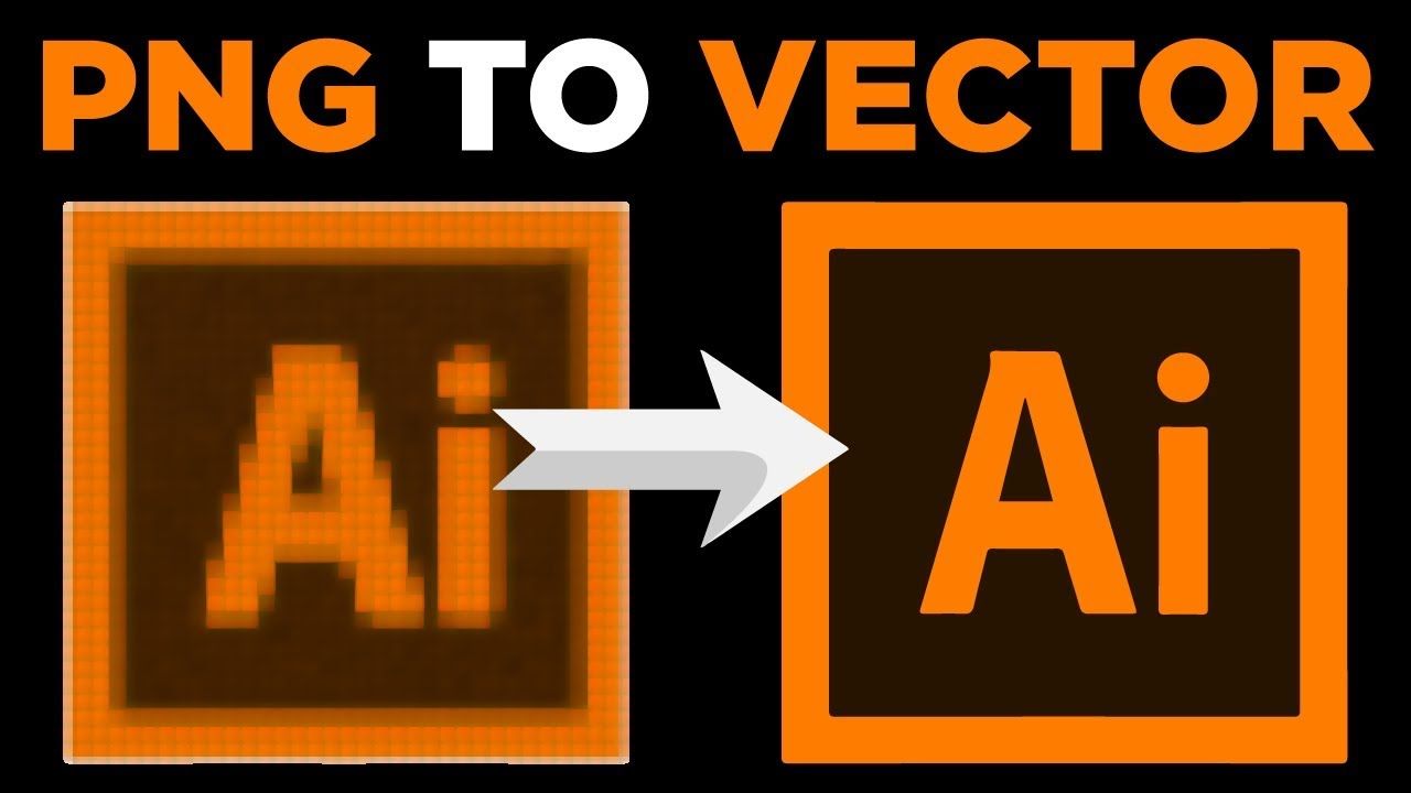 How To Convert a PNG To Vector with Illustrator