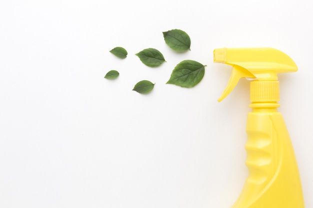 Spray nettoyant à feuilles | Photo Premium