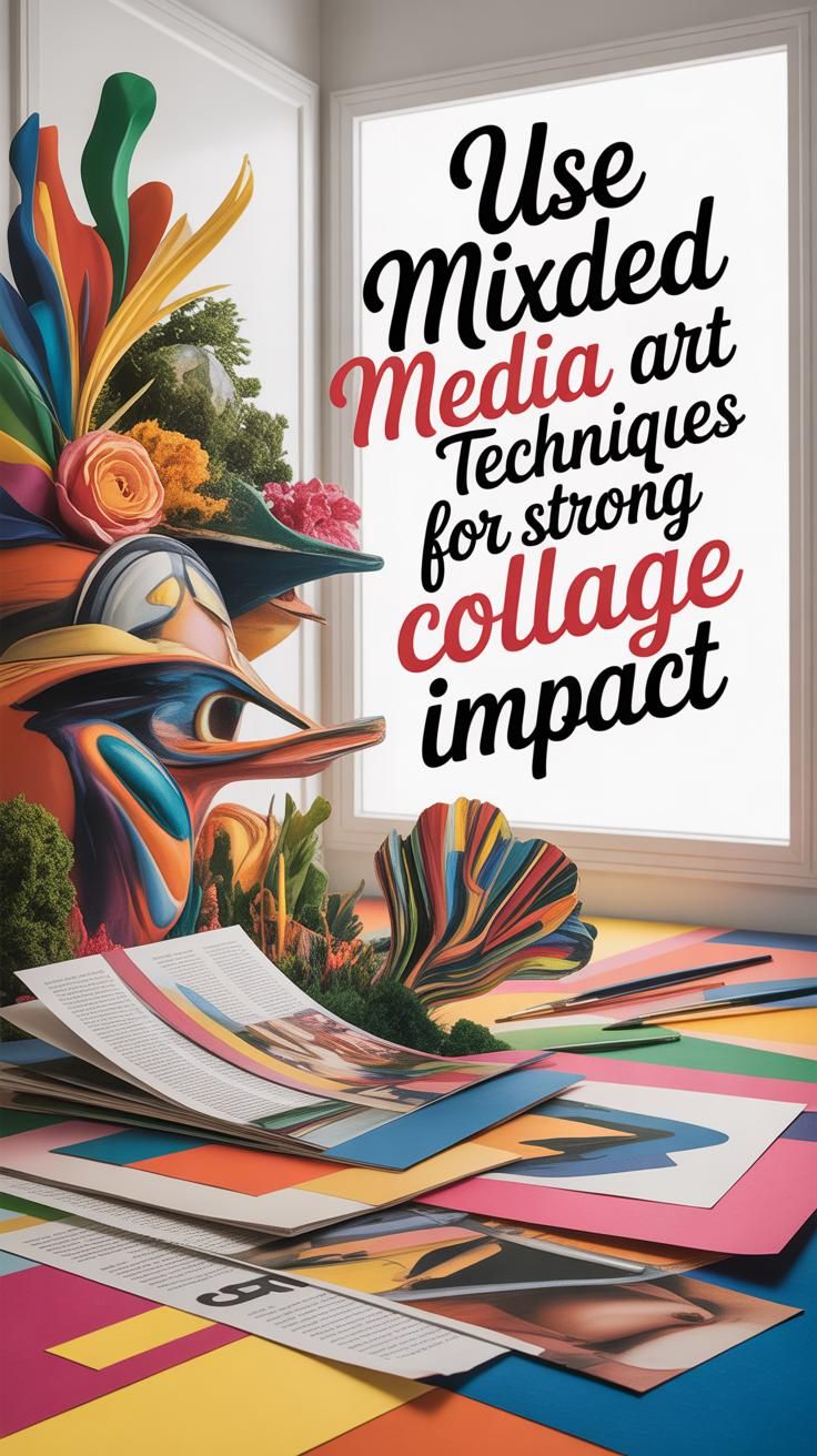 Creative Collage Art Projects With Mixed Media Art Techniques For Impact