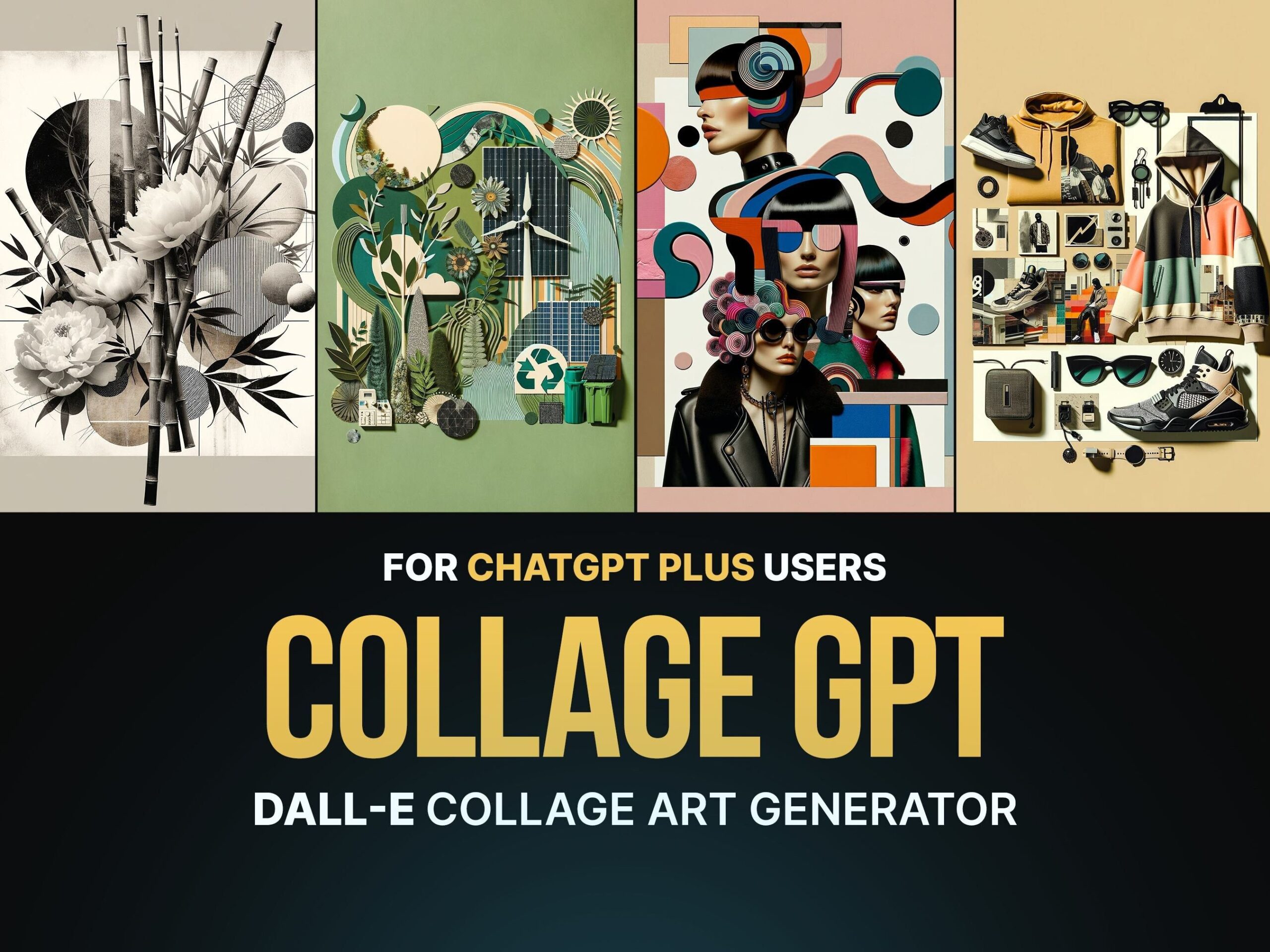 Collage GPT – Collage Art Generator for ChatGPT | DALL-E, Prompts, Illustration, Digital Art, Ai Art, Style, Cutouts, Scrapbook, Montage