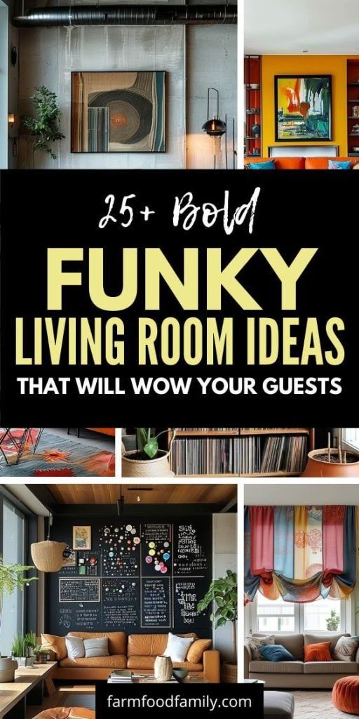 25 Creative Funky Living Room Ideas for a Unique Space (2025)