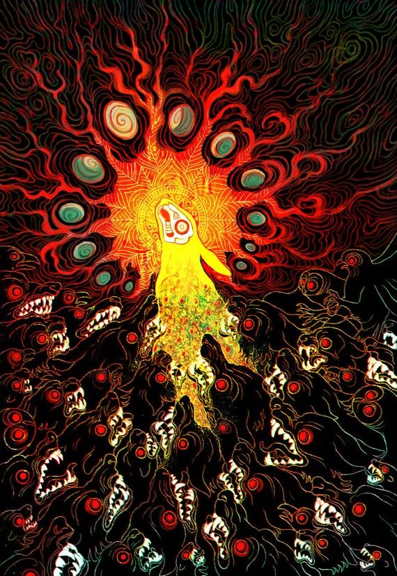 Prince With a Thousand Enemies Print – Watership Down El-ahrairah Rabbit Death Life Circle Spiritual Wall Art – Etsy