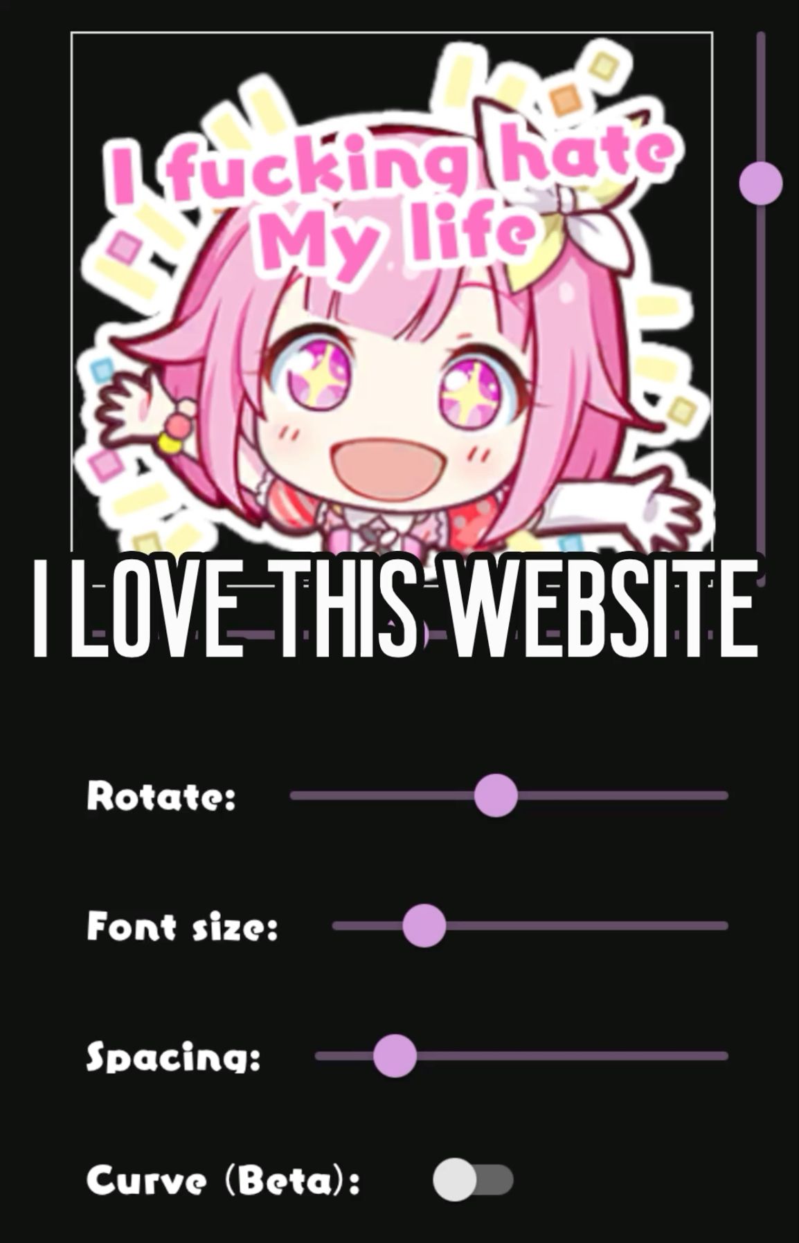 Click on the pin to make pjsk stickers :D