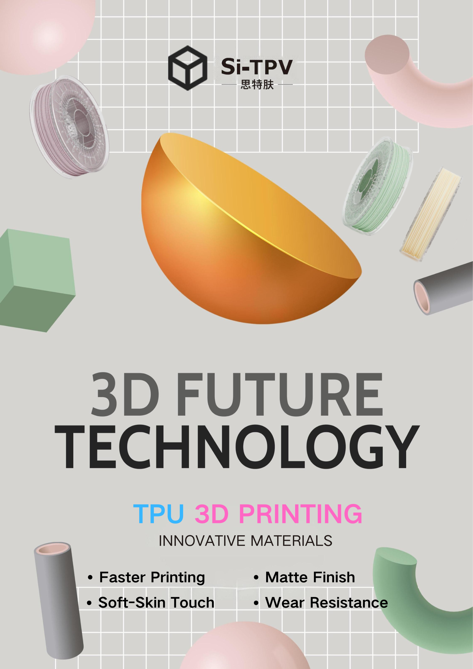 Unlocking Comfort and Performance: the Advanced Material for Flexible 3D Printing
