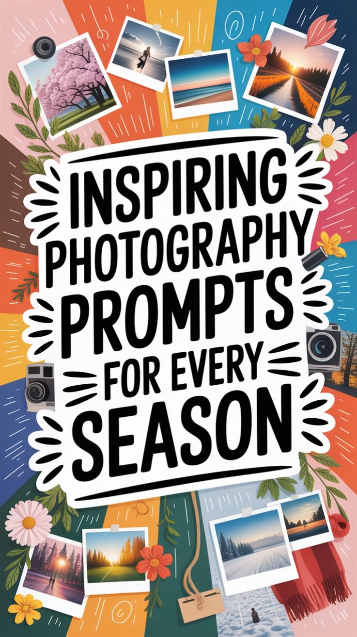 Inspiring Photography Prompts 📸 Seasonal Ideas for Year-Round Creativity