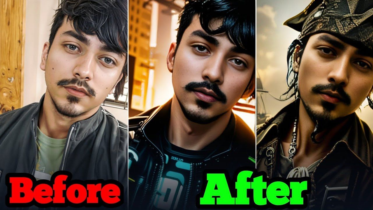 How To Convert Normal Photo Into Ai Photo || Free Ai Apps || Masum Mirza