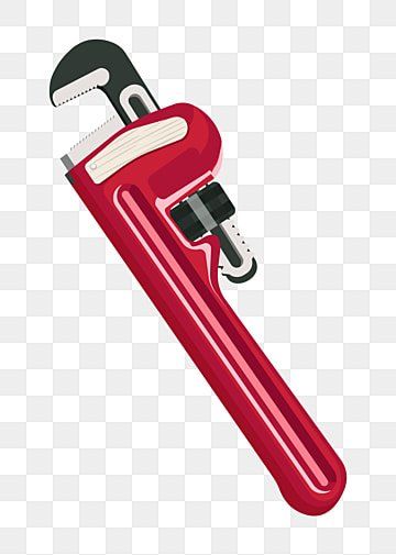 Adjustable Wrench Tool Illustration, Repair Tool, Wrench, Red Wrench Illustration PNG and Vector with Transparent Background for Free Download