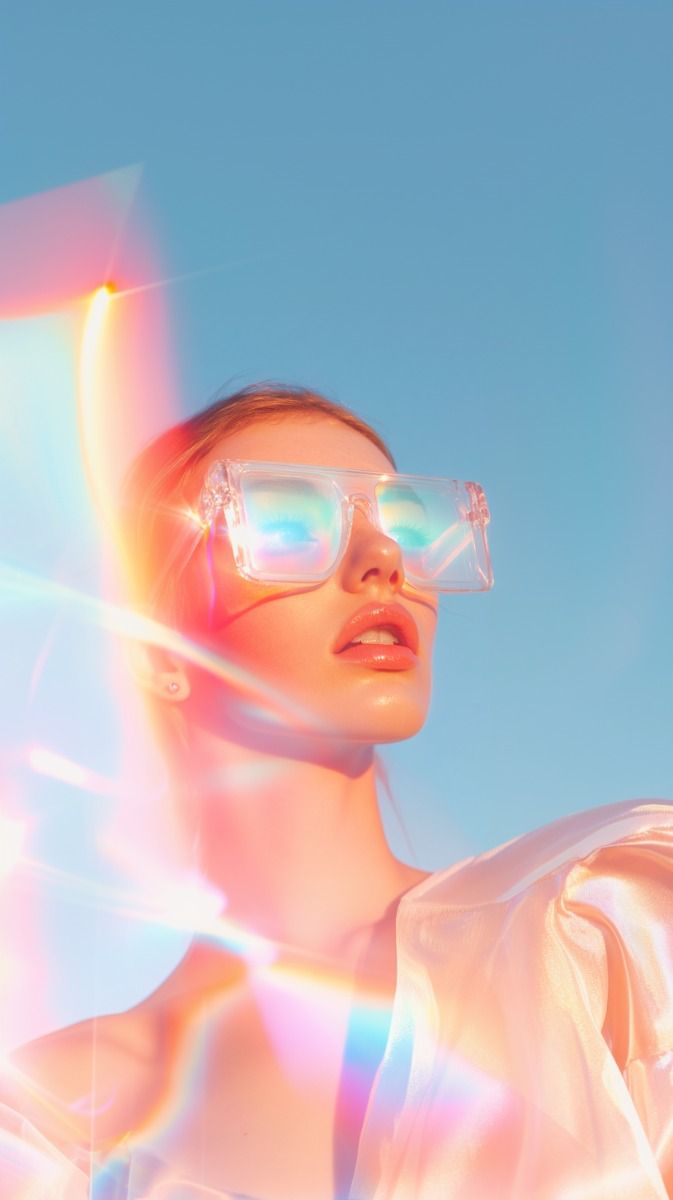 Dreamy Iridescence in the Sunset