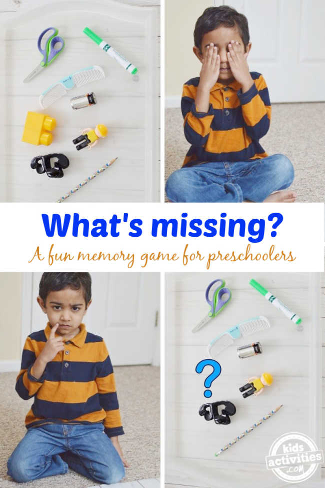 What’s Missing? Fun No-Prep Preschool Memory Game