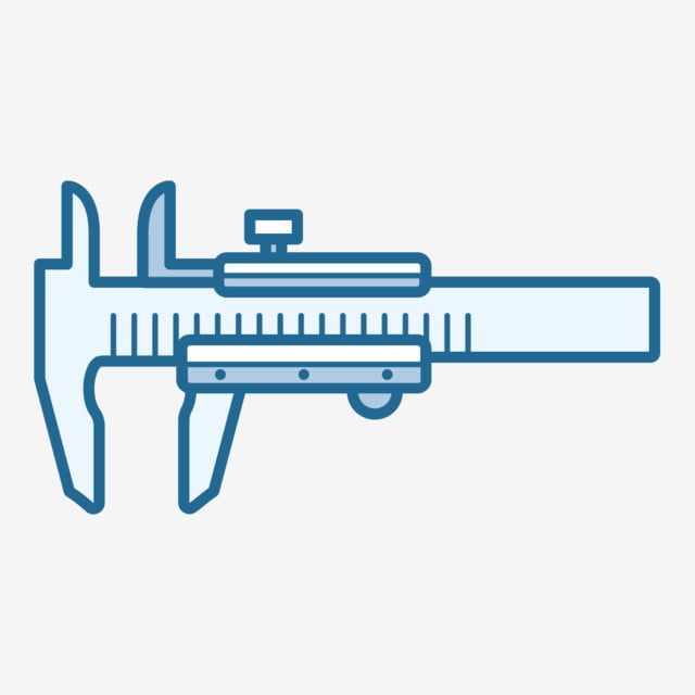 Hardware Tool Vector Hd PNG Images, Hardware Industry Tool Caliper, Vernier Caliper, Linear, Monochrome PNG Image For Free Download