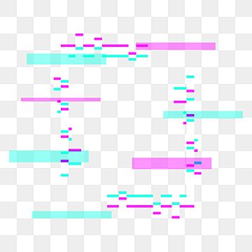 Glitch Effect Border Design, Frame, Effect, Glitch PNG and Vector with Transparent Background for Free Download