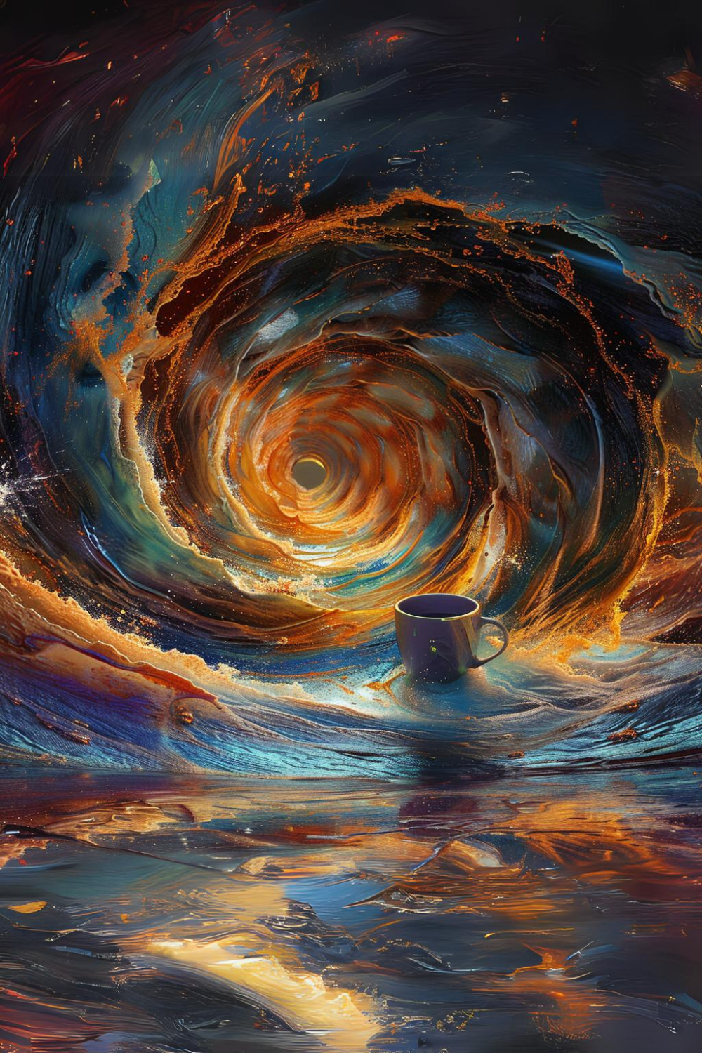 A Cup of AI Coffee – AI Image with DrawThis.AI