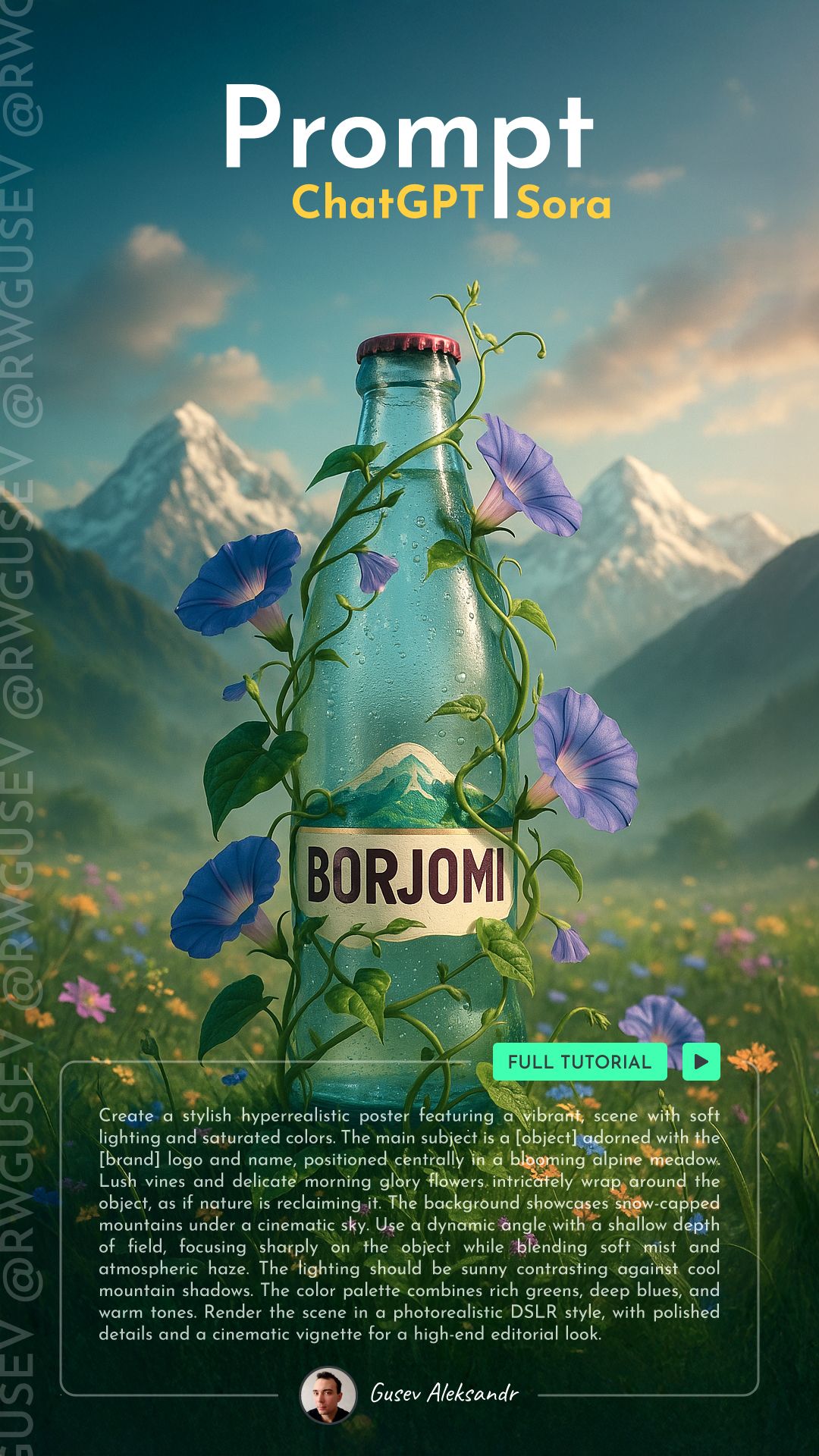 Enchanting Brand Fusion with Nature | ChatGPT & Sora