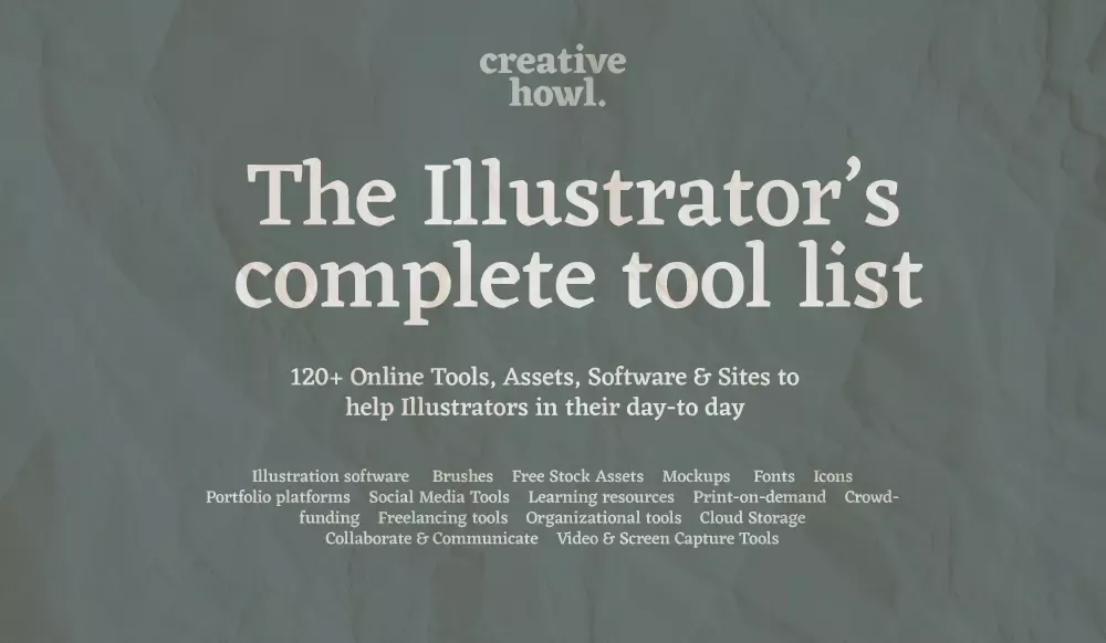 List of 120+ Illustration Tools, Resources, Software & Assets (mostly free)