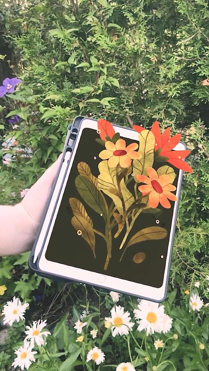 Augmented Reality Flowers 🌿